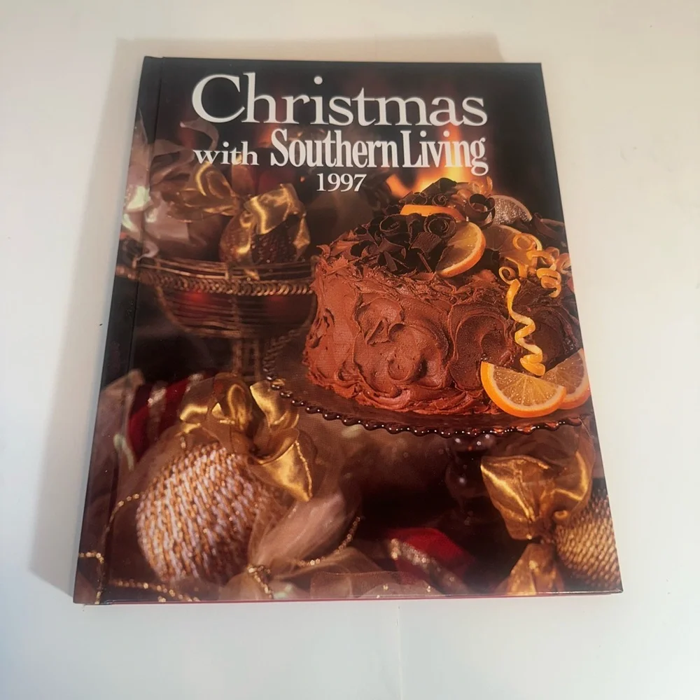 Christmas with Southern Living 1997 Hardcover Holiday Recipes Decorating Book